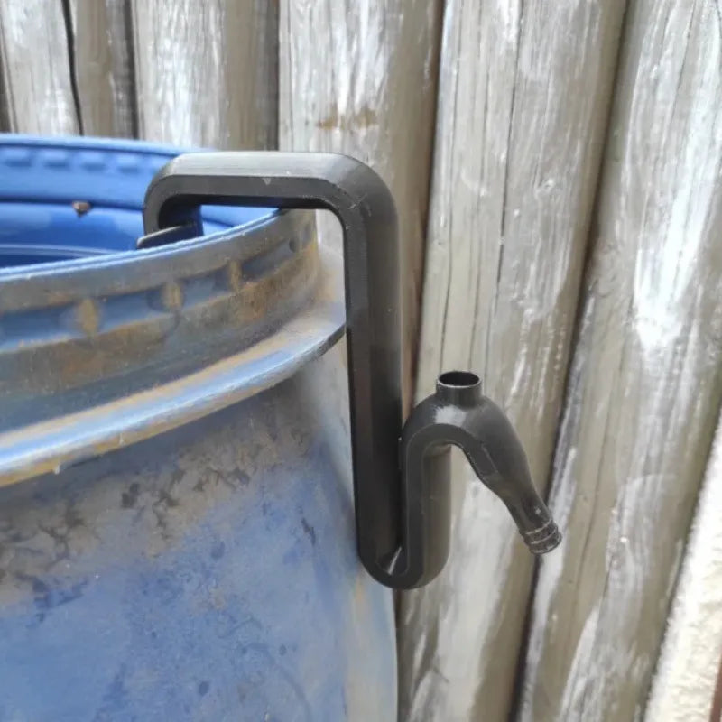 Self-Suction Garden Hose Drain Attachment for Flood Control
