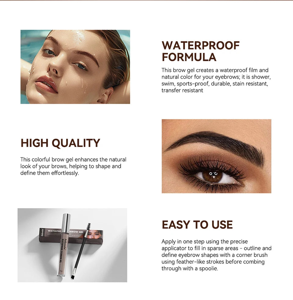 Waterproof Long-Lasting Eyebrow Tint Gel - 9
