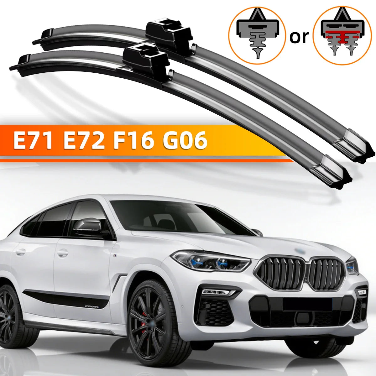 Front Windshield Wiper Blades for BMW X6