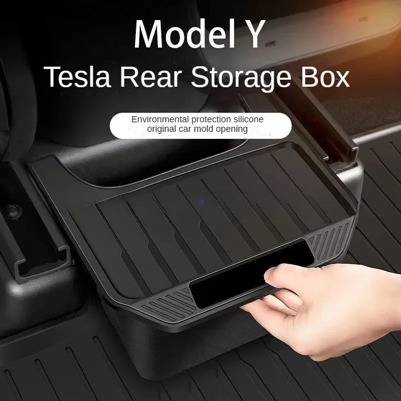 Rear Center Console Storage Organizer for Model Y