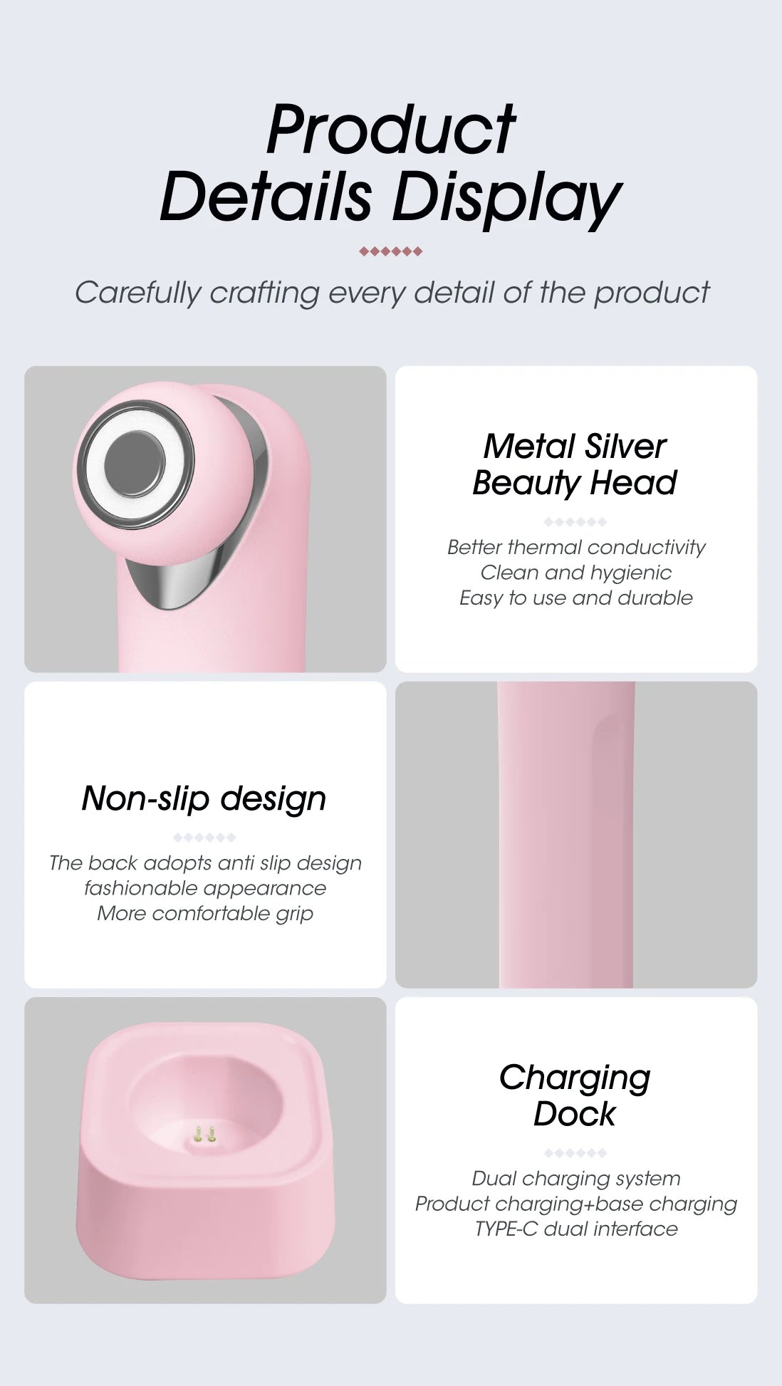 3-in-1 LED Photon Eye Facial Massager for Puffiness and Fine Lines