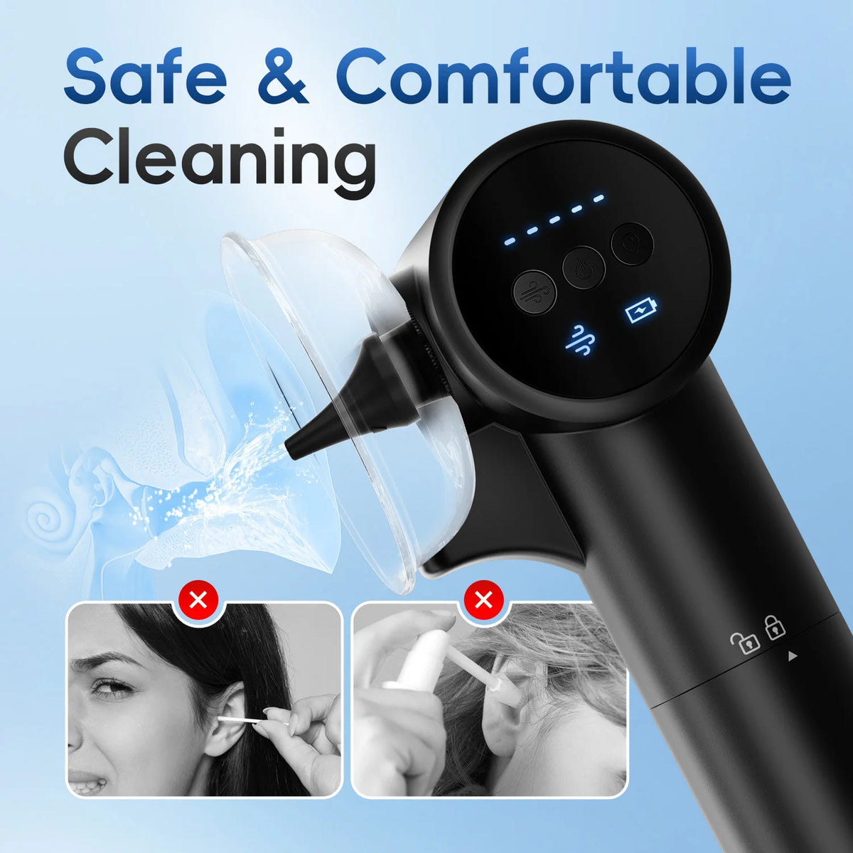 Electric Ear Wax Removal and Cleaning Kit