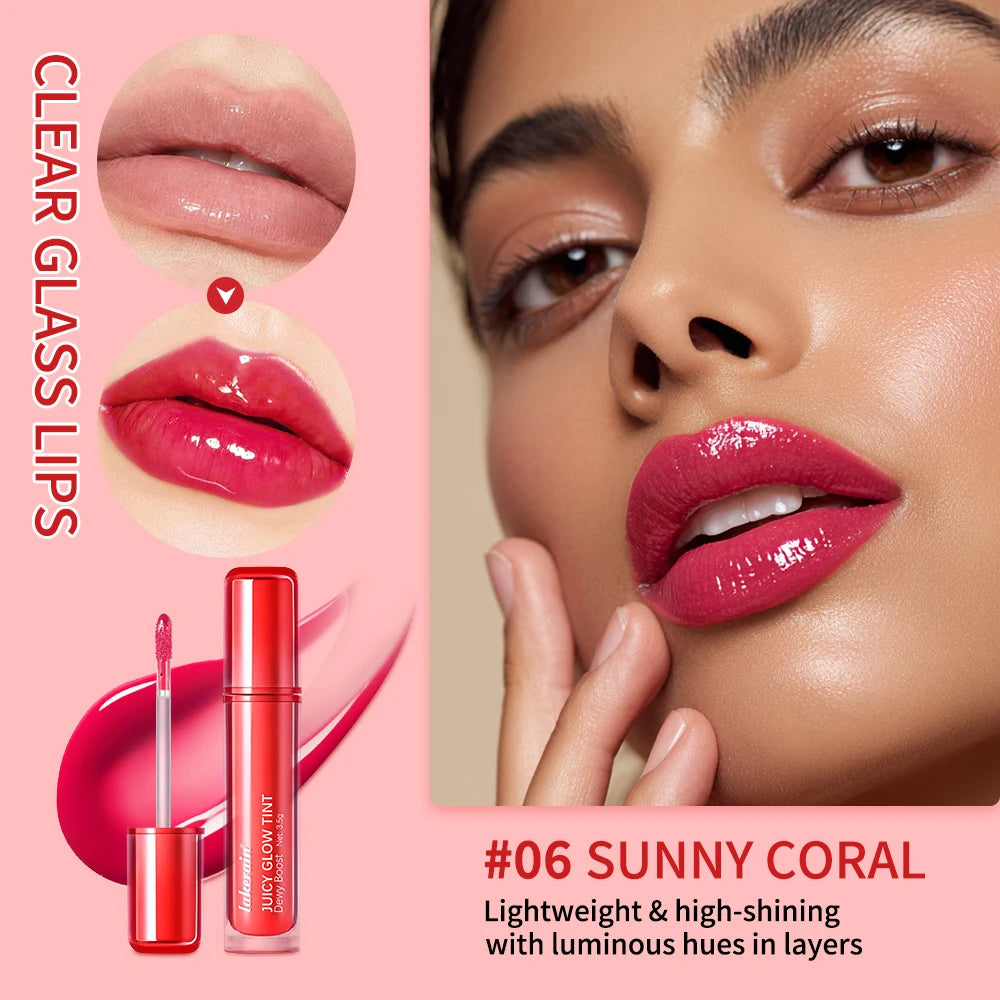 Mirror Shine Hydrating Lip Tint for Long-Lasting Plump Glow