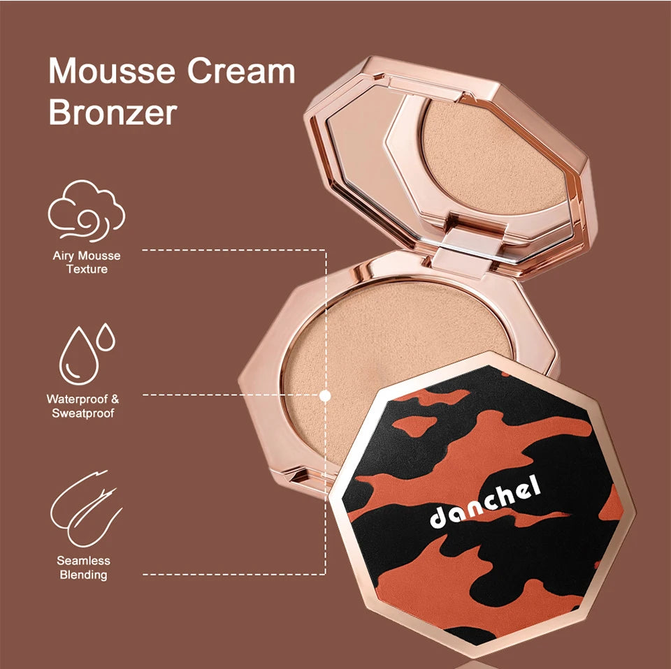 Cream Mousse Bronzer for Sculpting and Face Contouring