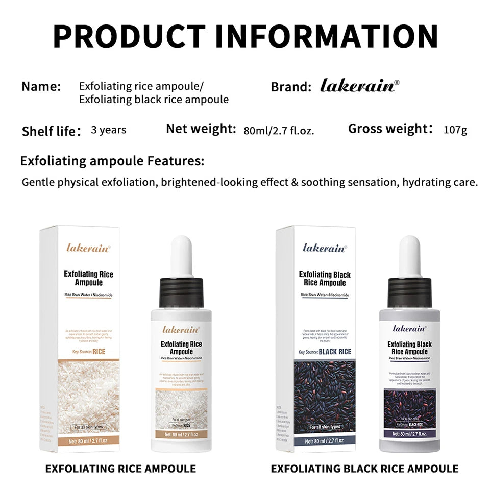 Exfoliating Rice Skin Brightening and Pore Cleansing Essence - 16