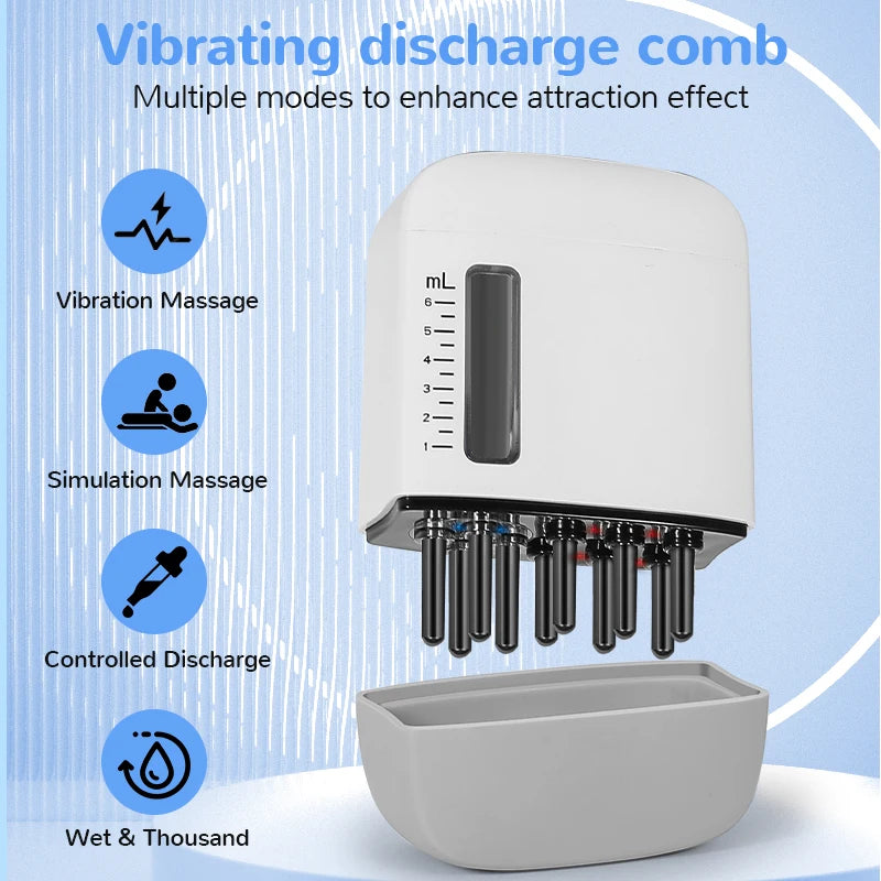 Electric Scalp Massager and Hair Growth Oil Applicator