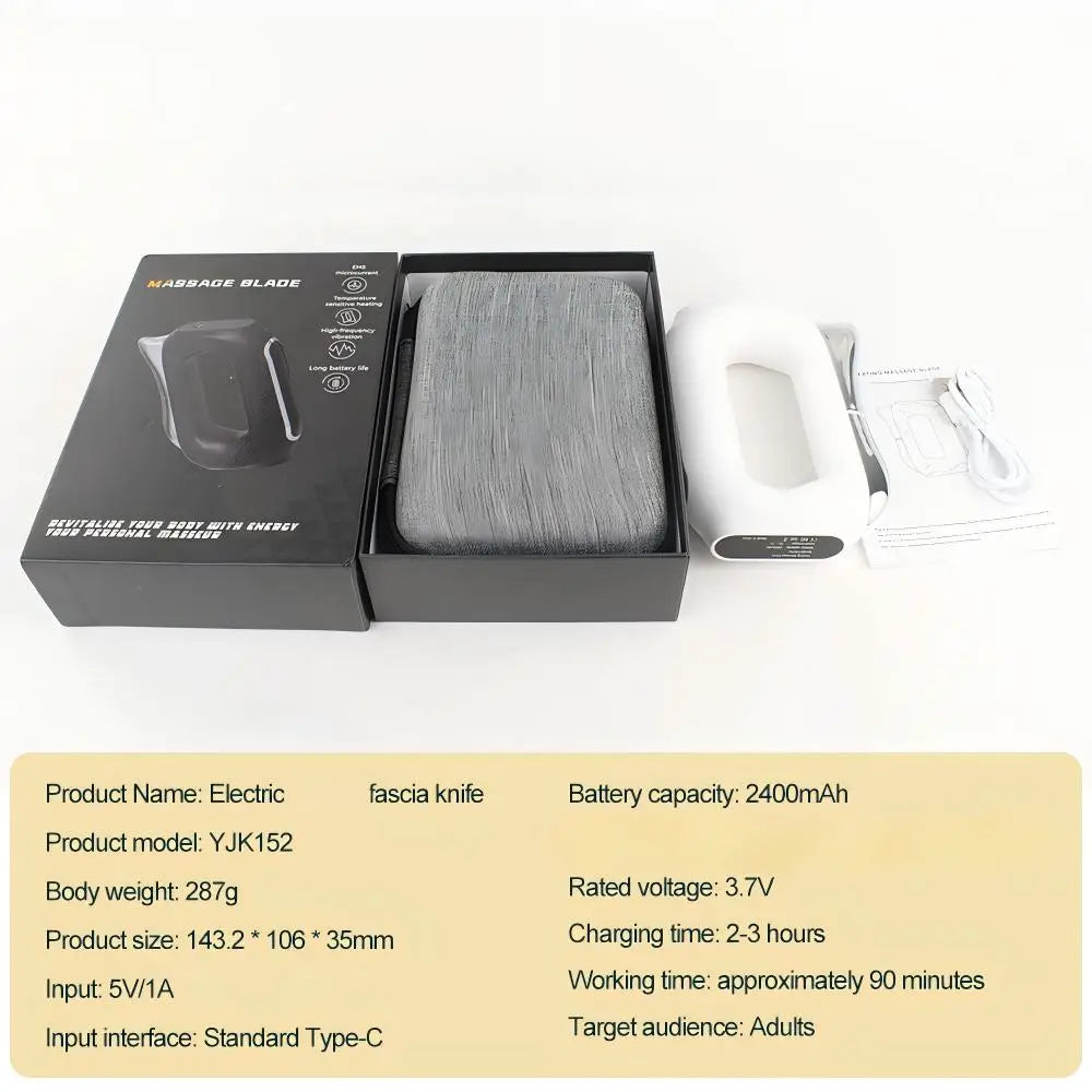 Electric EMS Microcurrent Body Massage Blade for Muscle Relaxation - 15
