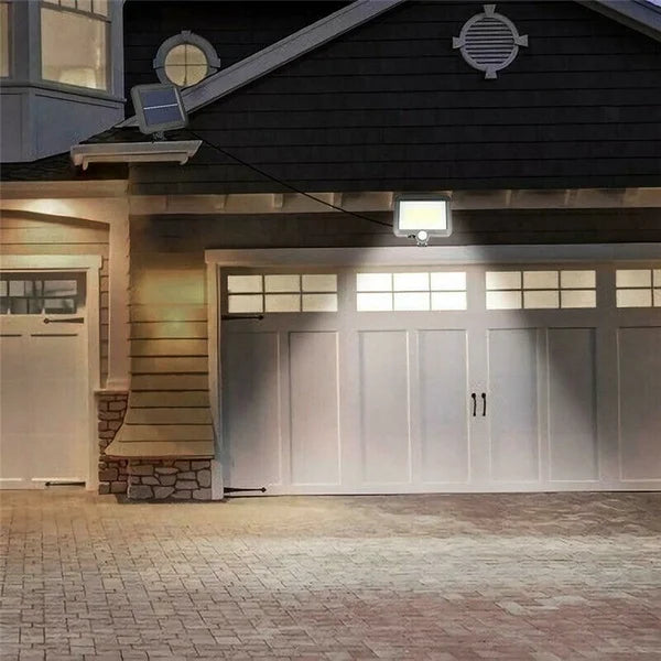 Waterproof Solar Motion Sensor Wall Light with Remote Control - 9