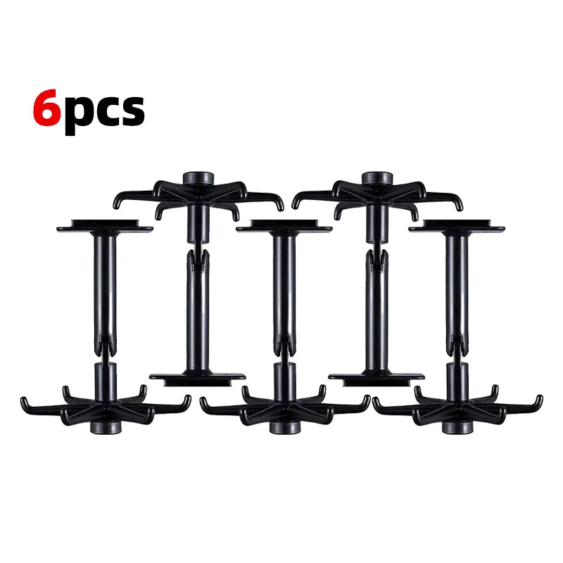 360° Swivel Six-Claw Adhesive Hook for Kitchen and Bathroom