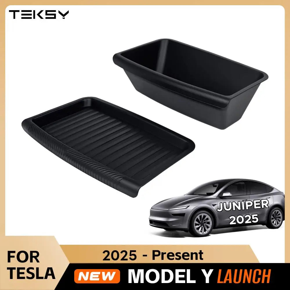 Under Seat Storage Organizer Drawer for 2025 Model Y - 1