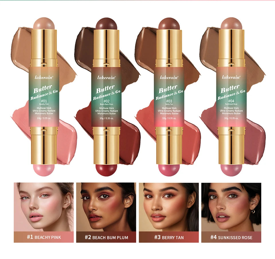 Dual-Ended Cream Blush and Bronzer Stick - 8