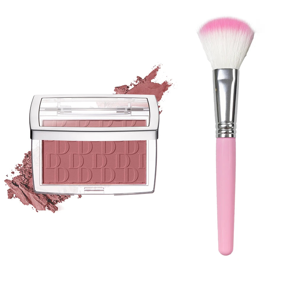 Matte Embossed Blush Palette with Professional Brush - 21