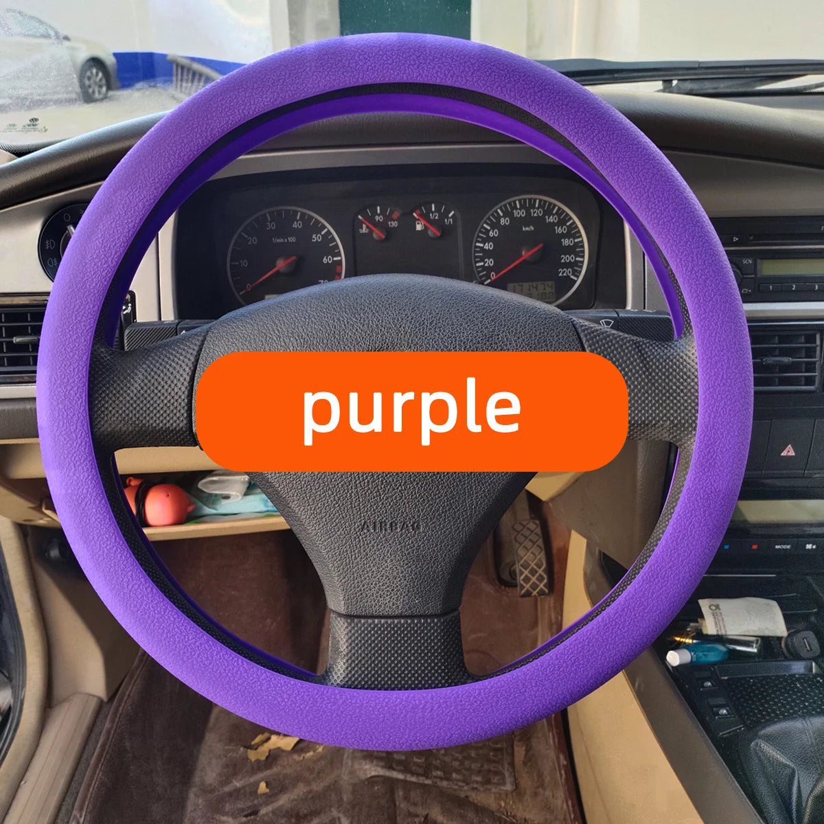 Anti-Slip Silicone Steering Wheel Cover