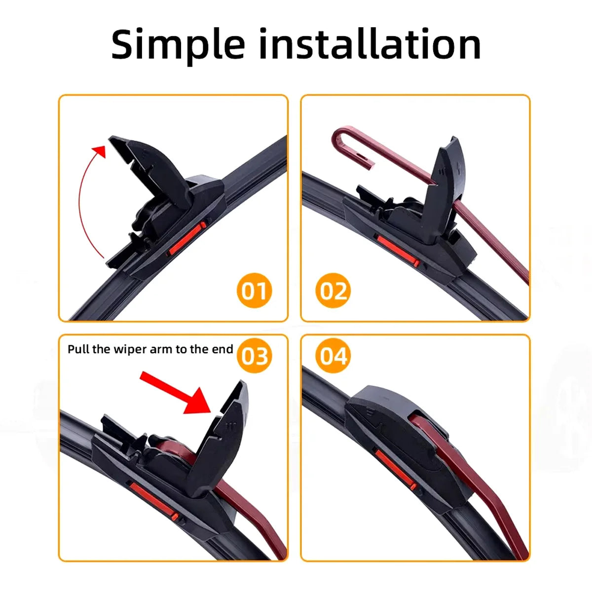 All-Weather Performance Car Windshield Wiper Blade