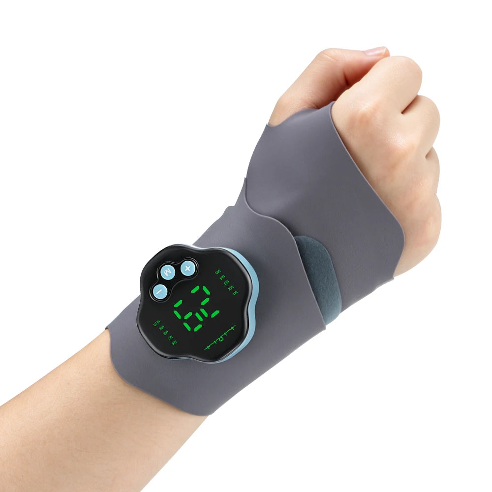 Electric Microcurrent Wrist Massager for Pain Relief