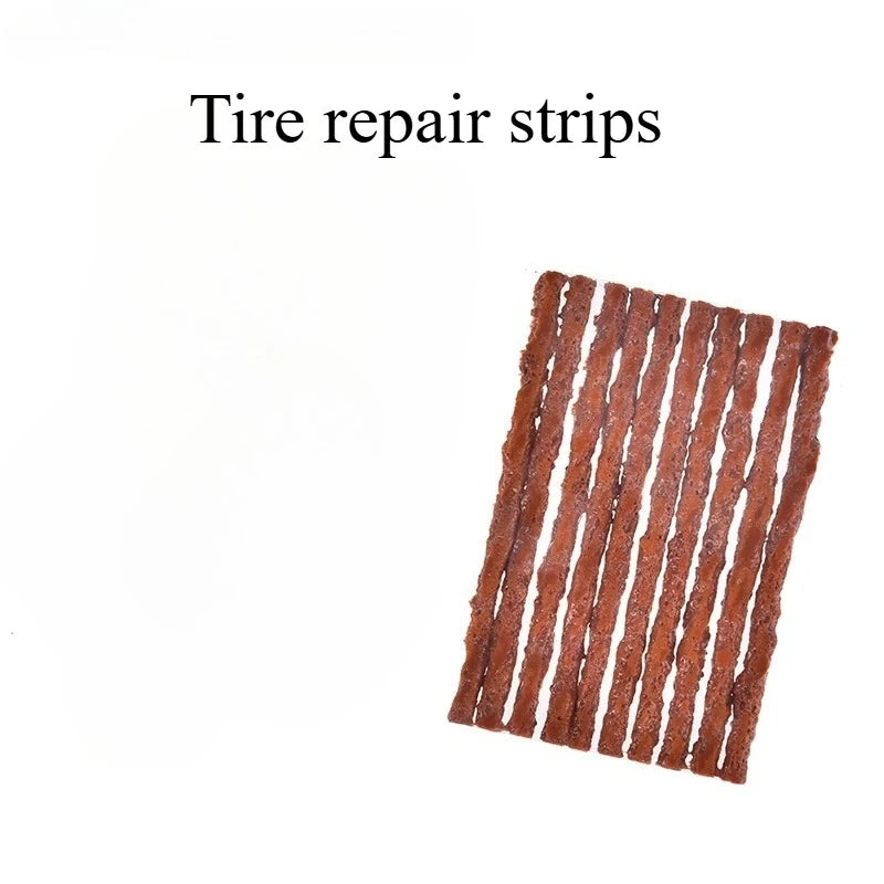 Tubeless Tire Puncture Repair Rubber Strips for Car and Motorcycle - 11