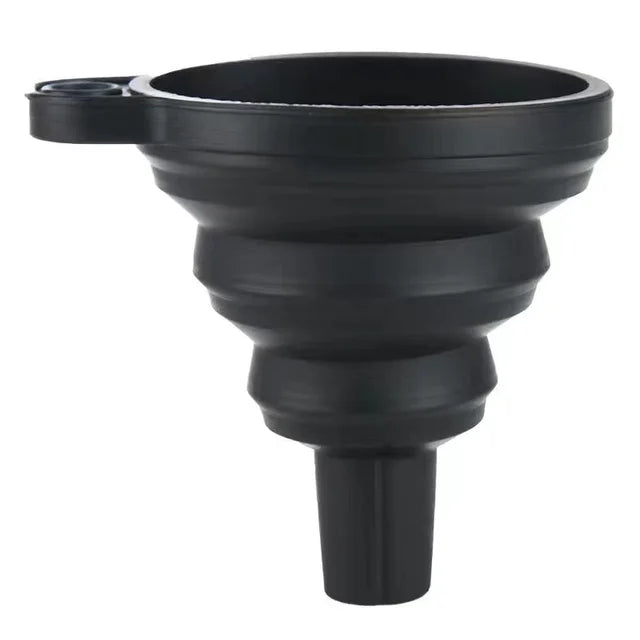 Collapsible Silicone Automotive Fluid Funnel