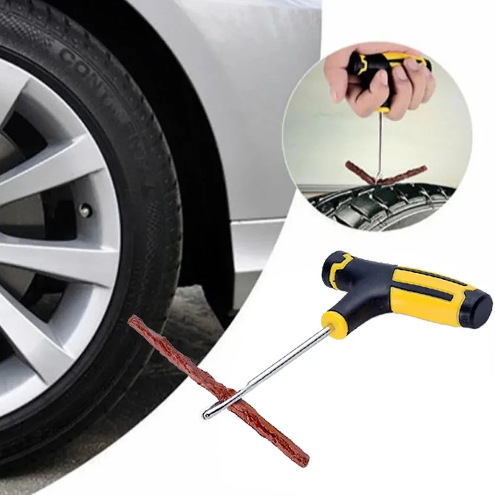 Universal Tire Repair Kit for Cars and Motorcycles - 8