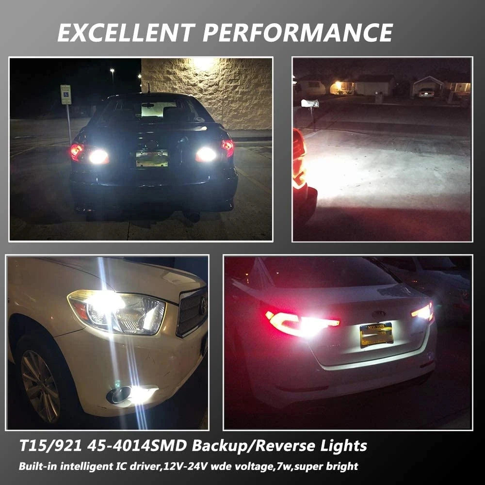 10 Pack T10 W5W LED Canbus Bulbs Error Free Interior Light Replacement