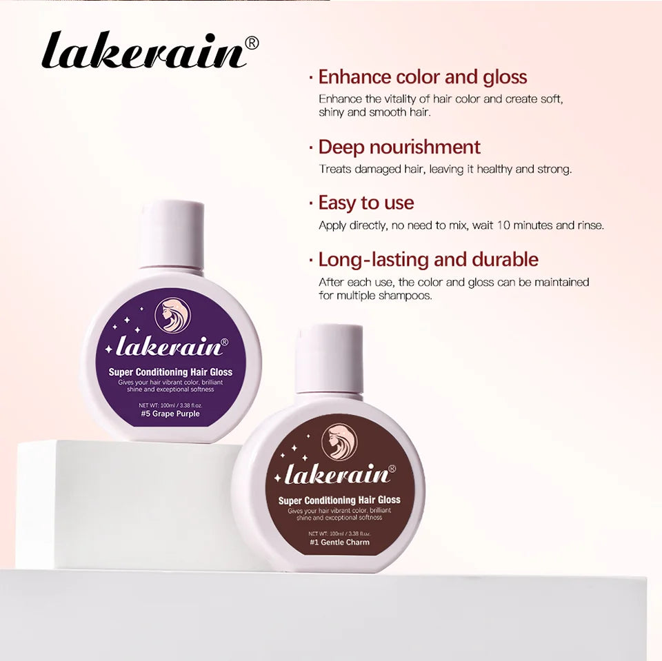 Conditioning Hair Gloss for Color Enhancement and Shine
