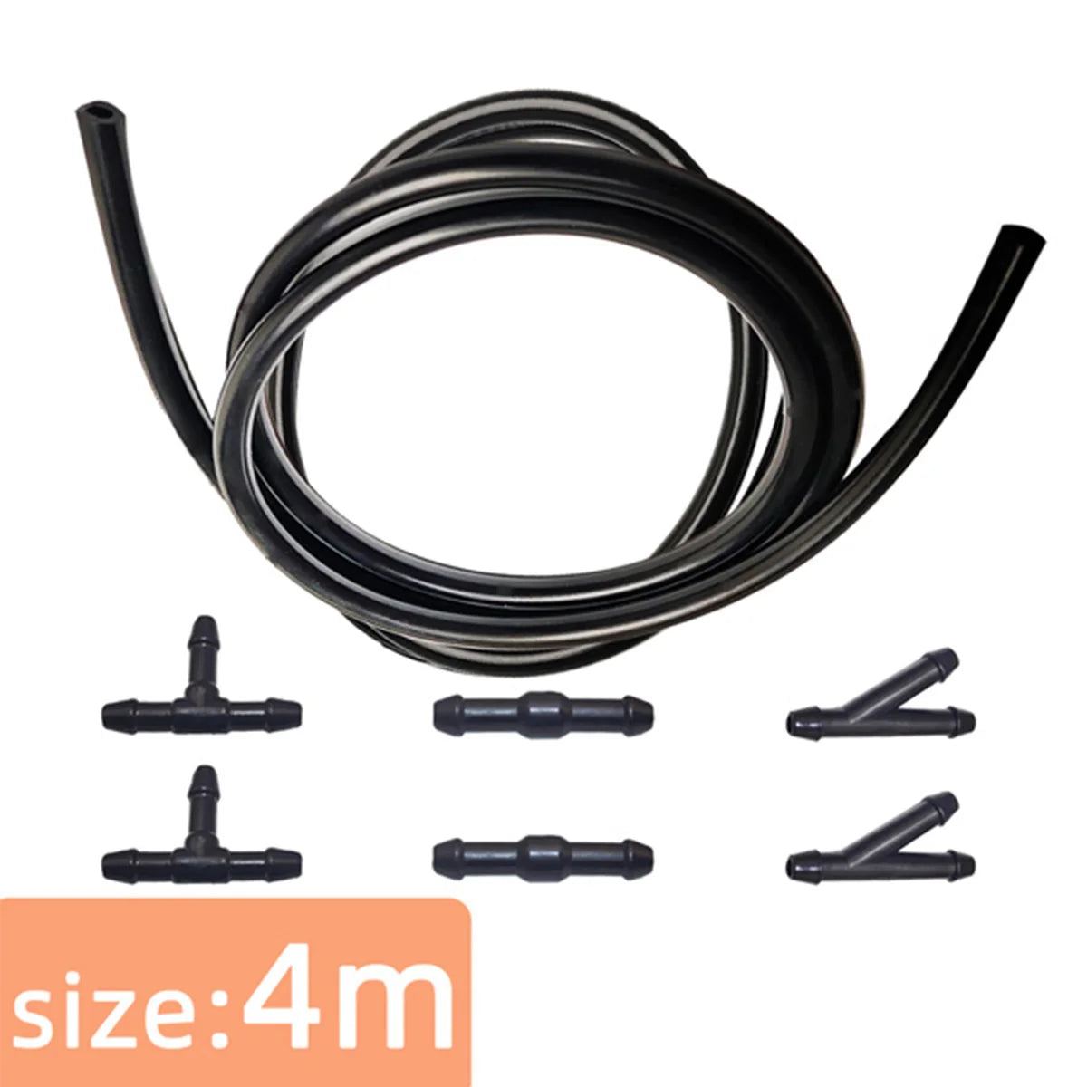 Universal Car Windshield Washer Hose and Connector Kit