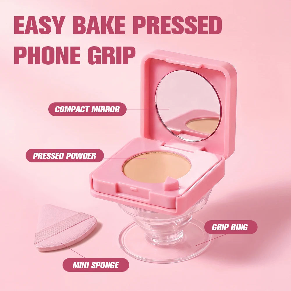 2-in-1 Matte Pressed Setting Powder and Phone Grip - 7