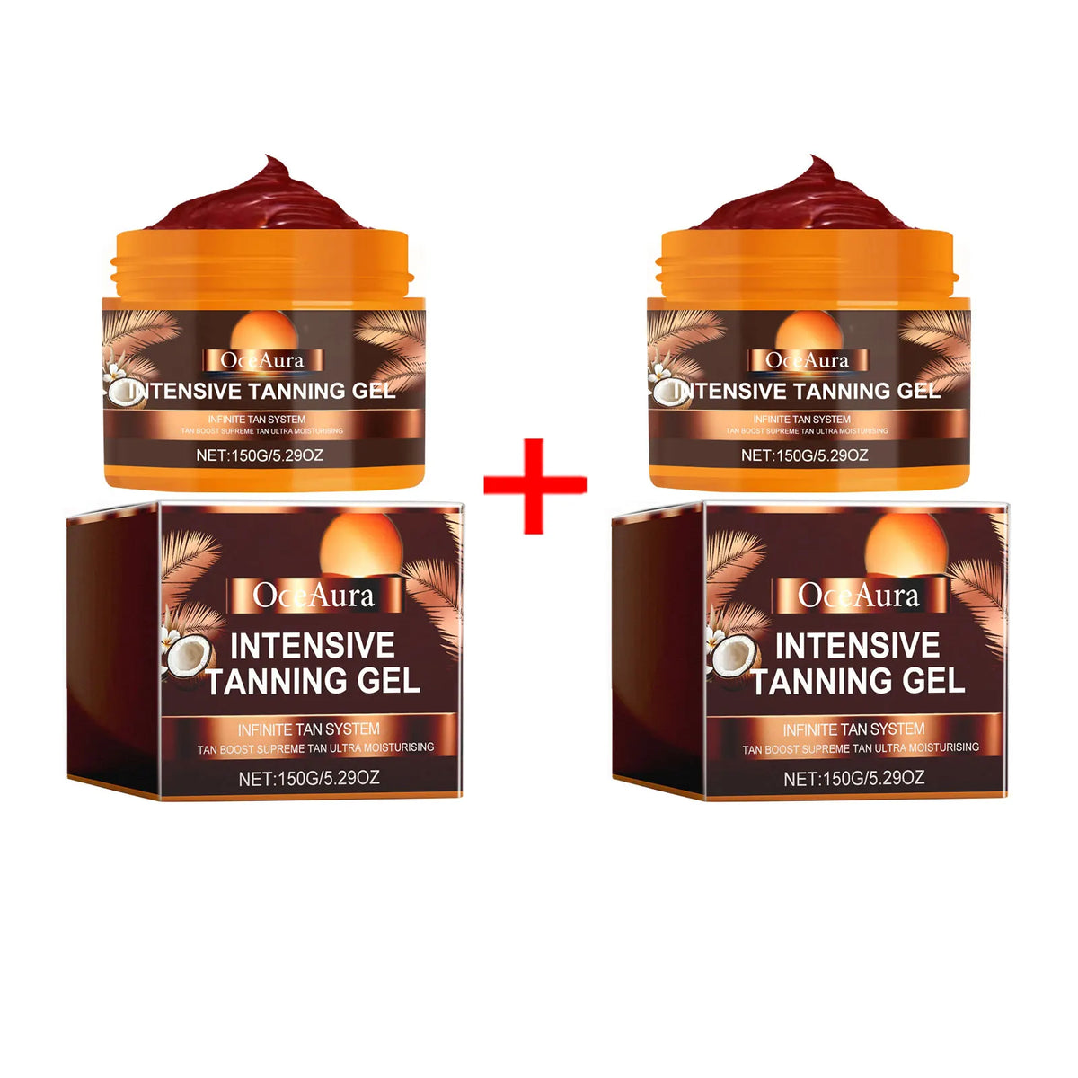 Intensive Tanning Gel for Natural Dark Skin