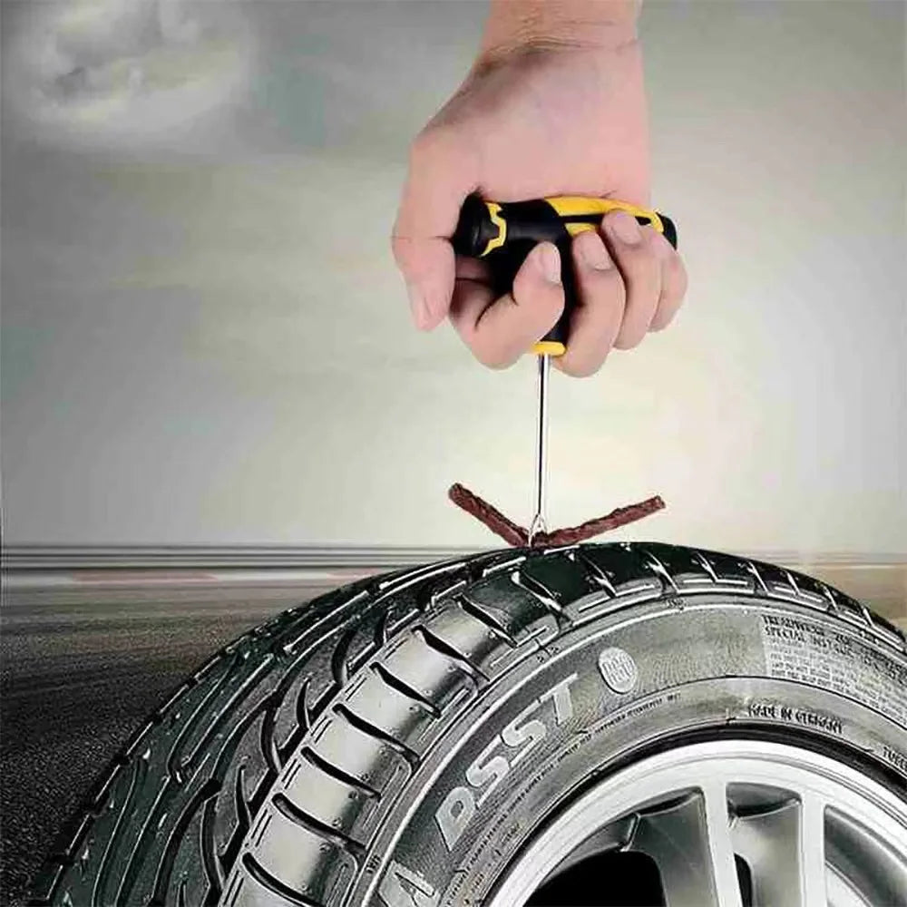 Tubeless Tire Repair Kit for Cars and Motorcycles - 4