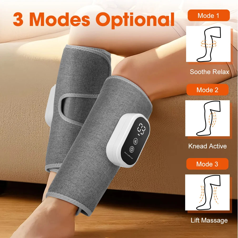 Wireless Air Pressure Leg and Calf Massager for Muscle Recovery - 2