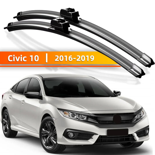 Front Windshield Wiper Blades for Honda Civic 2016-2019