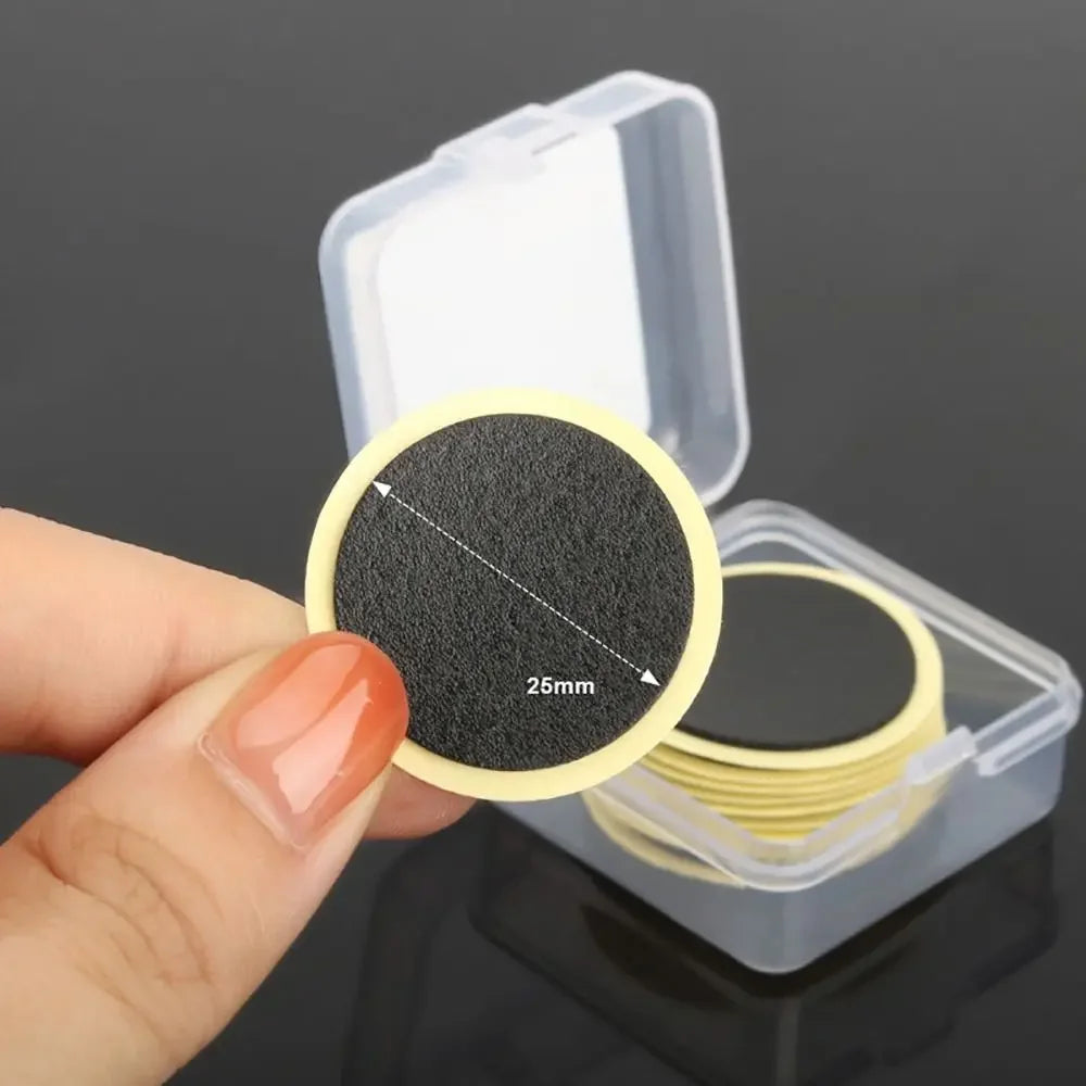 Glueless Bicycle Tire Repair Patch Kit for Emergency Punctures