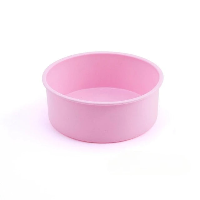 Flexible Silicone Cake Baking Mold for Round and Rectangular Cakes - 25