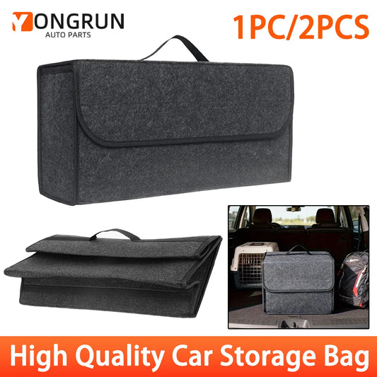 Foldable Felt Car Trunk Organizer and Storage Bag