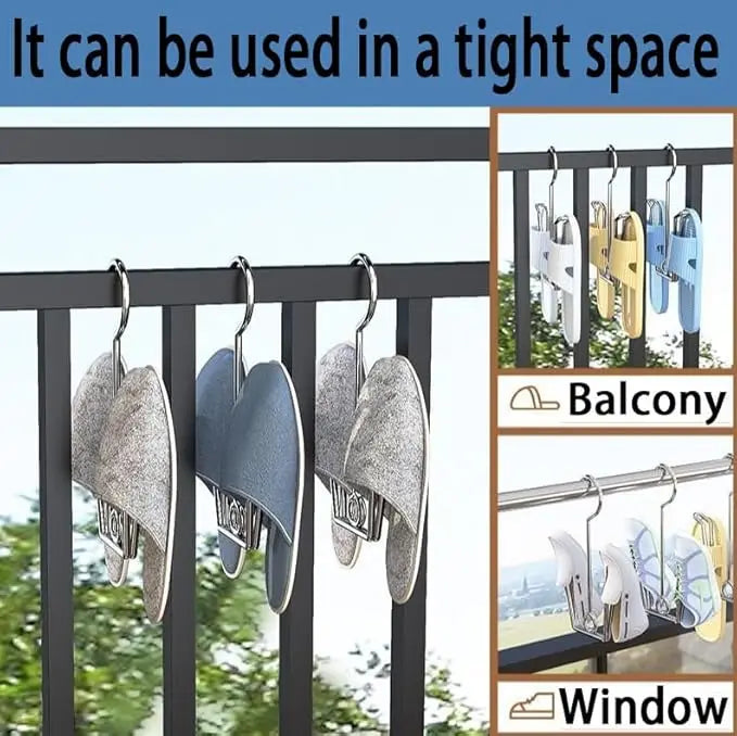 Durable Double-Hook Shoe Drying Hanger - 6