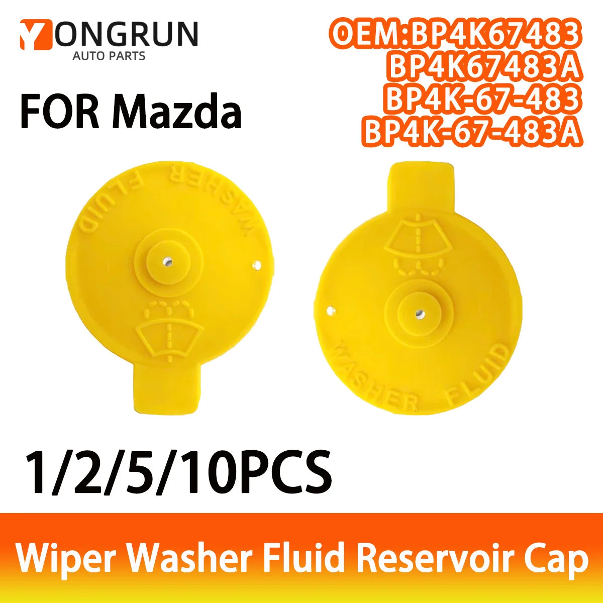 Windshield Washer Fluid Reservoir Cap for Mazda - 1