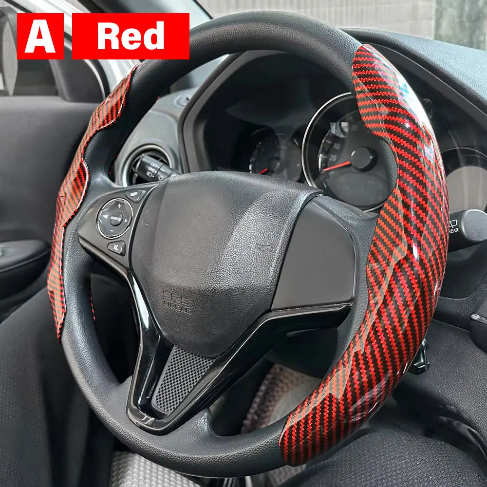 Universal Anti-Slip Car Steering Wheel Cover for 38cm Wheels