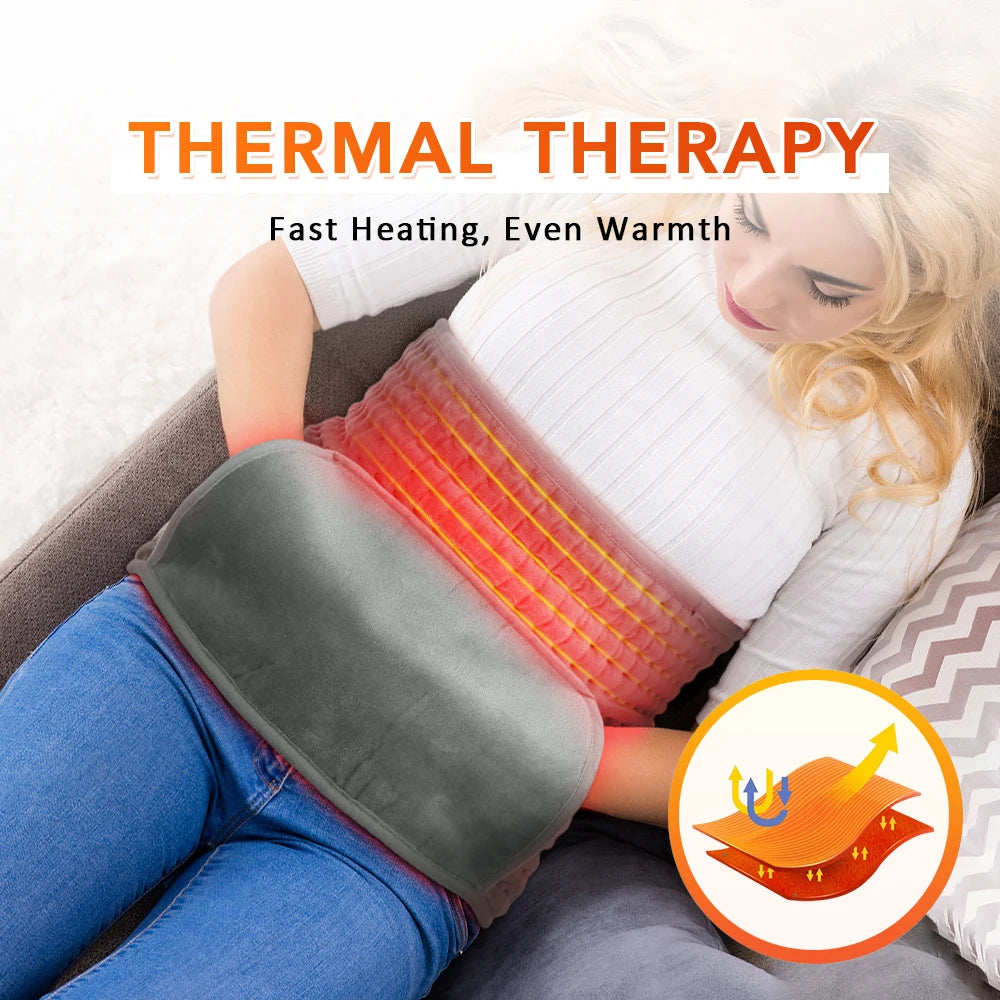 Electric Heated Waist and Back Heating Pad with Adjustable Settings - 20