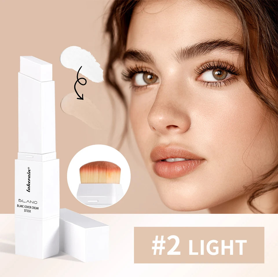 Dual-Ended Buildable Coverage Foundation and Concealer Stick