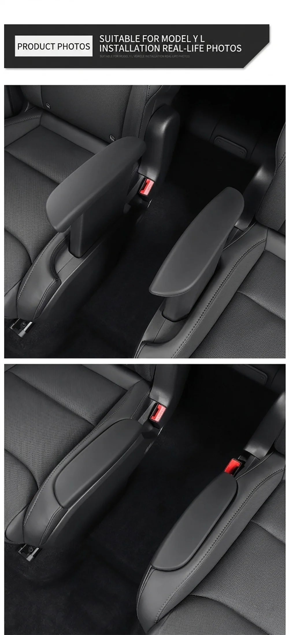 Silicone Armrest Covers for Second Row Seats