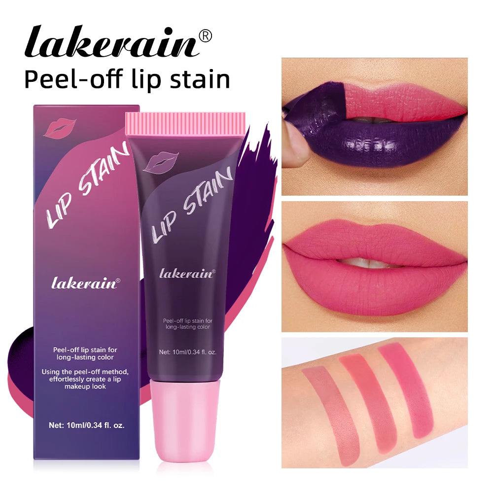 Waterproof Peel-Off Matte Liquid Lip Stain