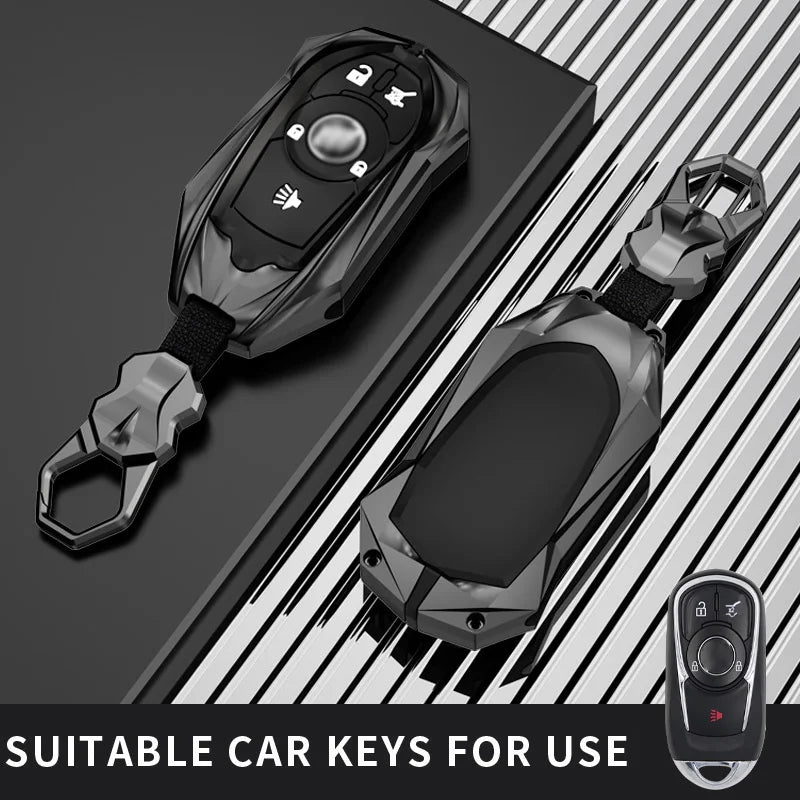 Protective Galvanized Alloy Key Fob Cover for Buick - 22
