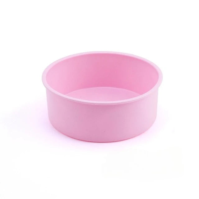 Flexible Silicone Cake Baking Mold for Round and Rectangular Cakes