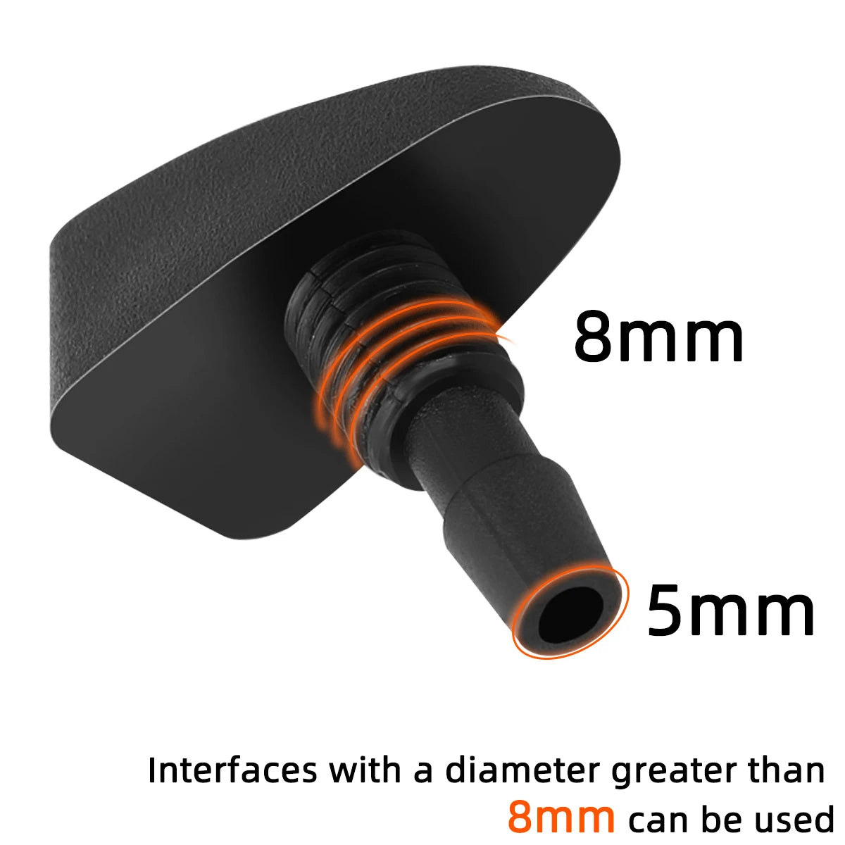 Universal Adjustable Car Windshield Washer Wiper Nozzle Spray Kit
