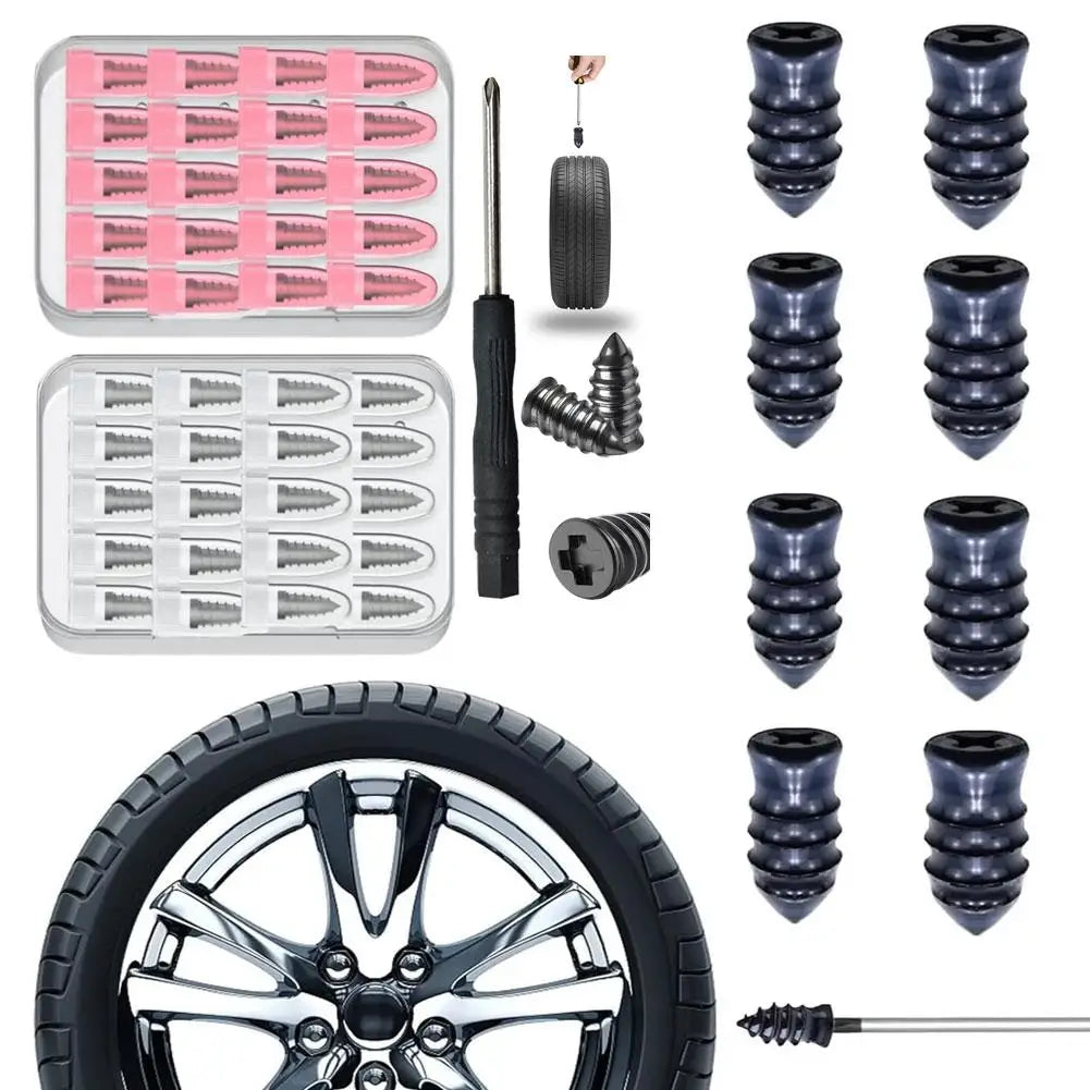 Emergency Tire Puncture Repair Kit for Vehicles
