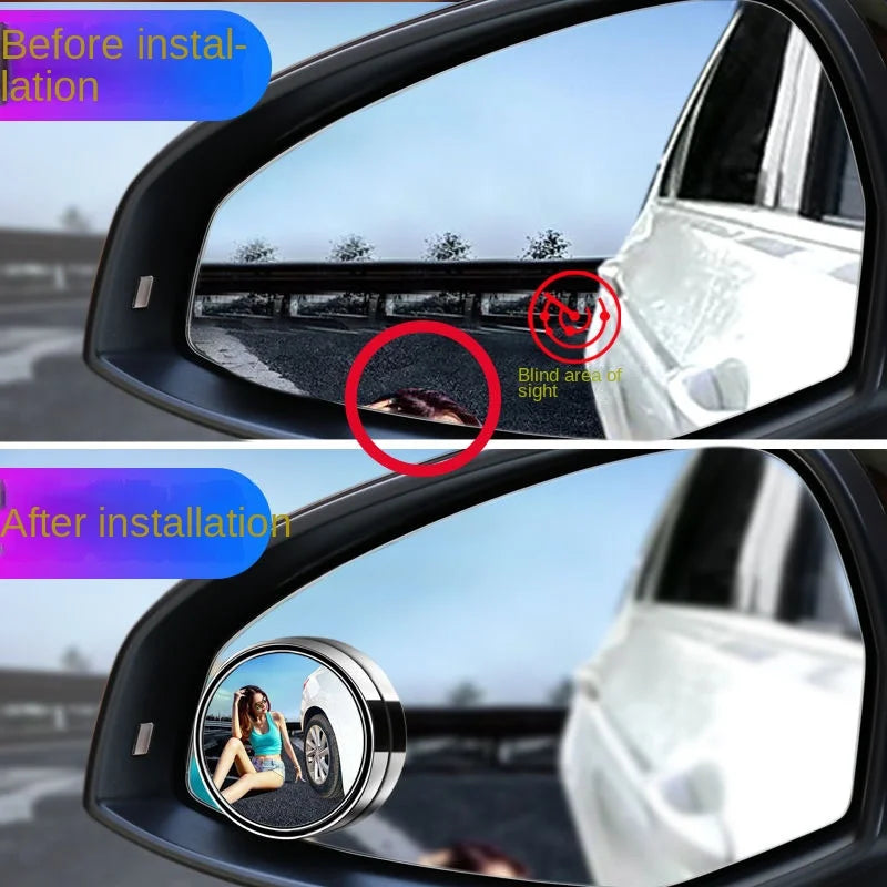 360 Degree Adjustable Car Blind Spot Mirror - 5