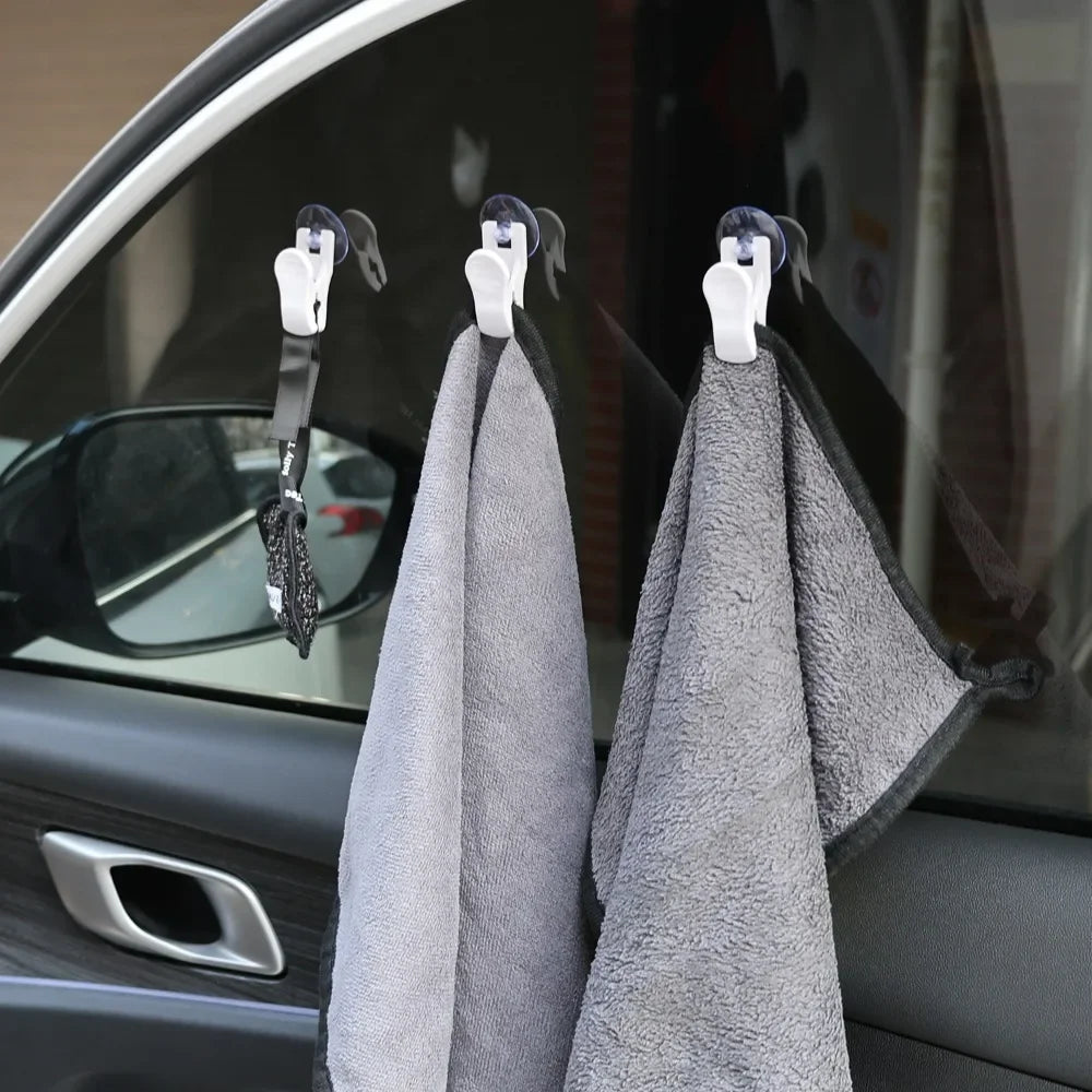Multipurpose Rotating Suction Cup Clip Hooks - 12