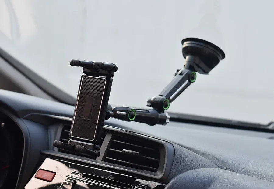 Adjustable Suction Cup Car Mount for Smartphones and Tablets