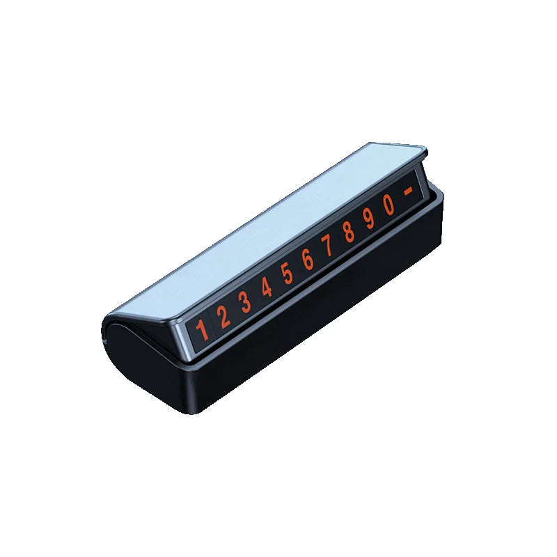 Luminous Temporary Parking Number Plate for Car