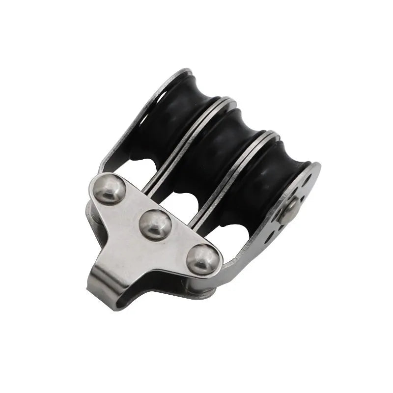 Stainless Steel Locking Pulley for Marine and Outdoor Rope Applications - 5