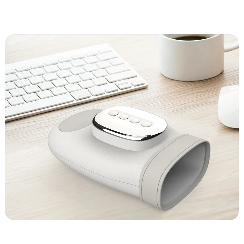 Wireless Hand and Wrist Compression Massager with Heat - 6
